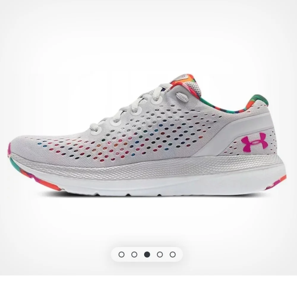 Under Armour Charged Impulse Gray Tennis Shoes 9 - Picture 4 of 16